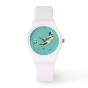 Montre Sirène de natation Thunder_Cove bleu