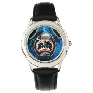 Montre Skark Mania Drôle Illustration de dessin animé