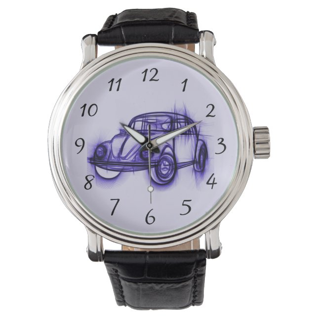 Montre Sketch de la voiture cool (devant)