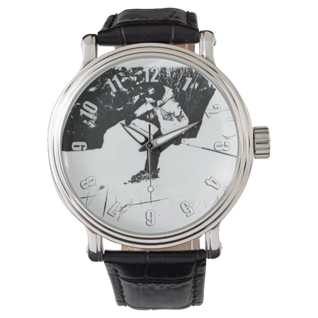 Montre Ski de descente - Ski ! (devant)