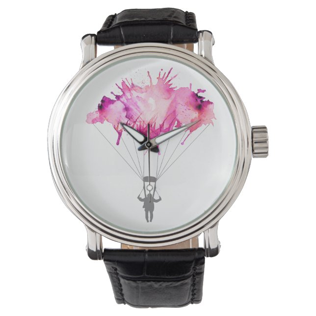 Montre Skydiver, Parachute. Sport De Plongée En Plein Air (devant)