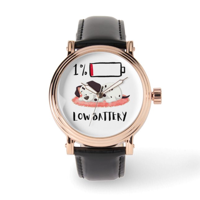 Montre Sleepy Dog Design (Recto)