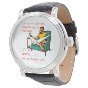 Montre SlipperyJoe socialiser la fête de la boisson vinta