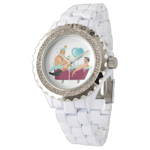 Montre SlipperyJoe's deux gays hommes aiment la baignoire