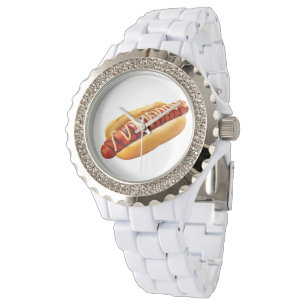 Montre SlipperyJoe's hot dog niché doucement pain jaune v