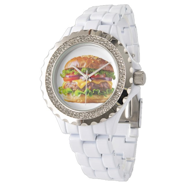 Montre SlipperyJoe's mouthwatering cheeseburger crispy ba (Incliné)