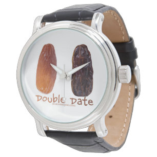Montre SlipperyJoe's Two Dates Double Date drôle shrivele