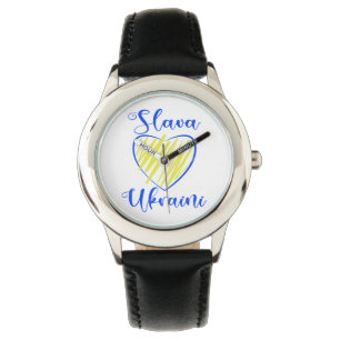 Montre Slogan Slava La gloire ukrainienne au coeur de l'U