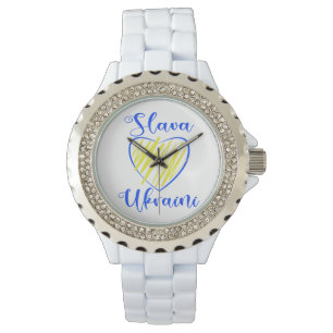 Montre Slogan Slava La gloire ukrainienne au coeur de l'U