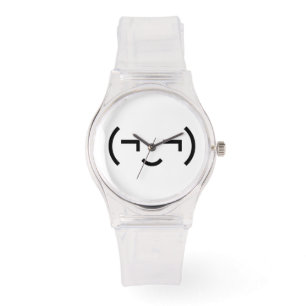 Montre Smug Emoticon (‿MD) Kaomoji japonais