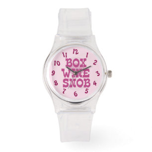 Montre Snob de vin de boîte