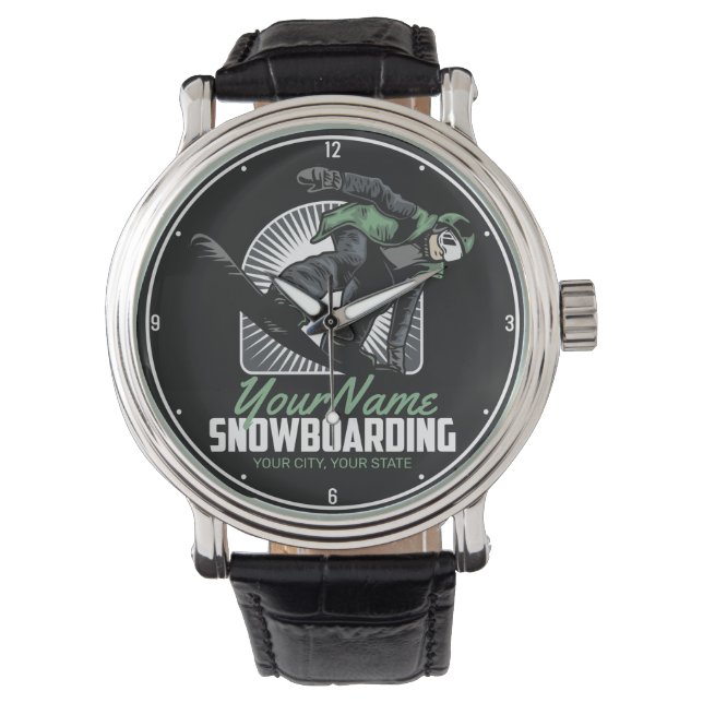 Montre Snowboarding (devant)