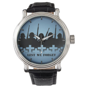 Montre Soldat Tribute Veille De Peur D'Oublier Wrist Watc