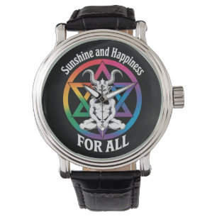 Montre Soleil Et Bonheur Pour Tous Satan Fierté LGBTQ