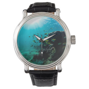 Montre Soleil et poissons tropicaux