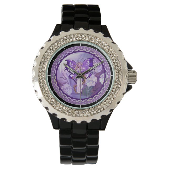 Montre Soleil violet Fairy Watch (devant)
