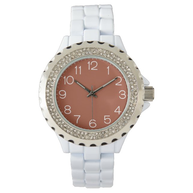 Montre Solide Burnt Orange (devant)