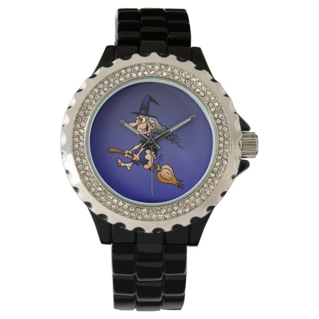 Montre Sorcière sur un balai (devant)