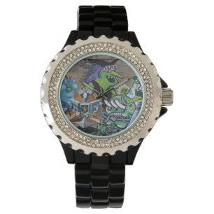 Montre Sorcière verte mauvaise drôle