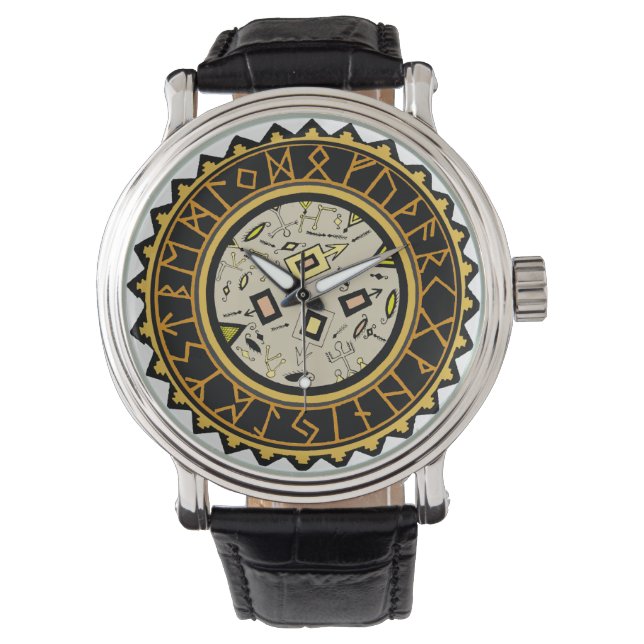 Montre Sorcières Rune - Veille orthographique (devant)
