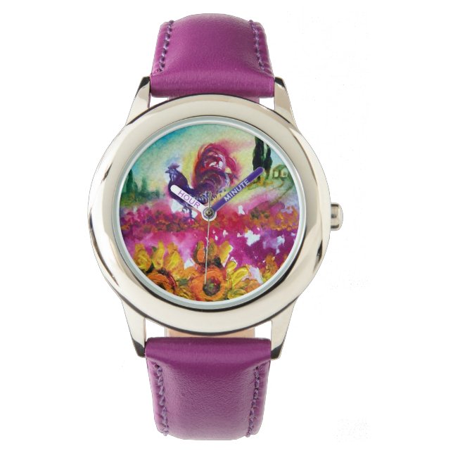 MONTRE SOUFFLE ET ROOSTER NOIR (devant)