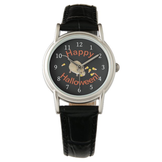 Montre Souris d'Halloween avec bonbons (devant)
