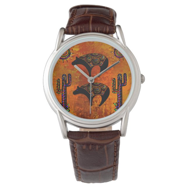 Montre Southwestern Bear Art (devant)