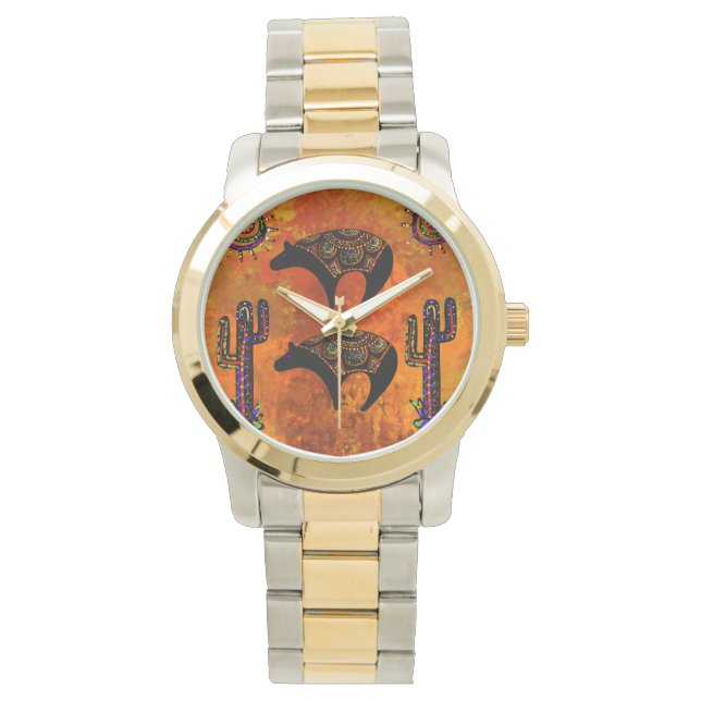 Montre Southwestern Bear Art (devant)
