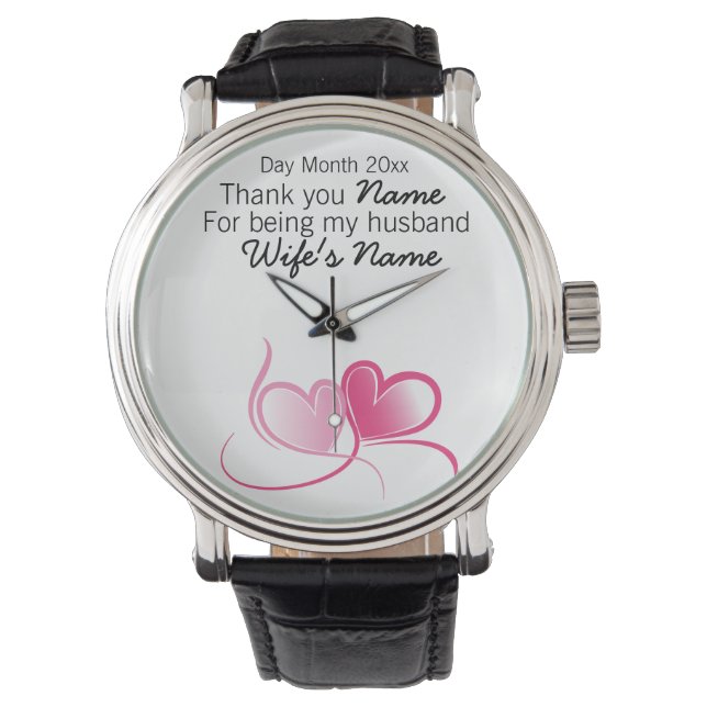Montre Souvenirs mariages, cadeaux, cadeaux pour les invi (devant)