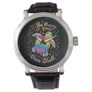 Montre Soyez Heureux Dans Votre Propre Coquille Tortue Ar