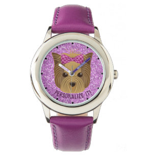 Montre Sparkle Yorkie Yorkshire Terrier Chien chiot Parti