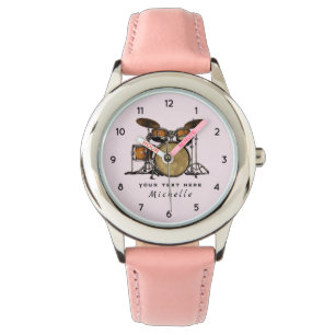 Montre Spectacle de tambour Vintage personnalisé