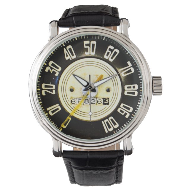 Montre Speedometer de voiture classique des années 1940 (devant)