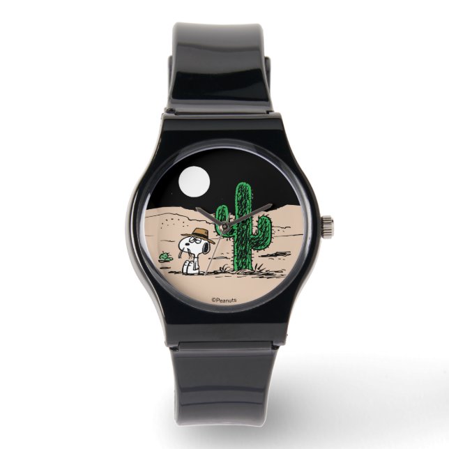 Montre Spike dans un désert illuminé par la Lune (Recto)