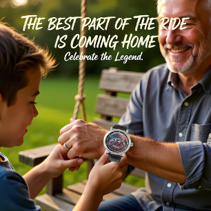Montre Sport Moto, Regard sur le Coucher de Soleil