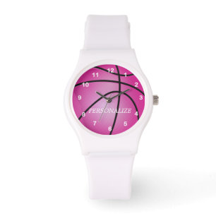 Montre Sport Pink Basket   Nom do-it-yourself