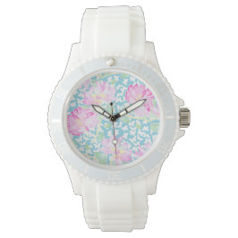 Montre Sportive Rose : Roses Roses Roses, Papillon