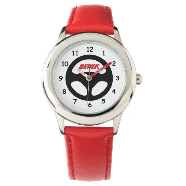 Montre Sporty kid's watch with round car steering wheel (devant)