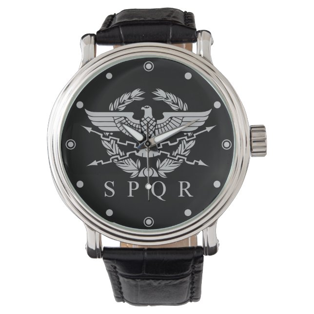 Montre SPQR L'Emblème De L'Empire Romain (devant)