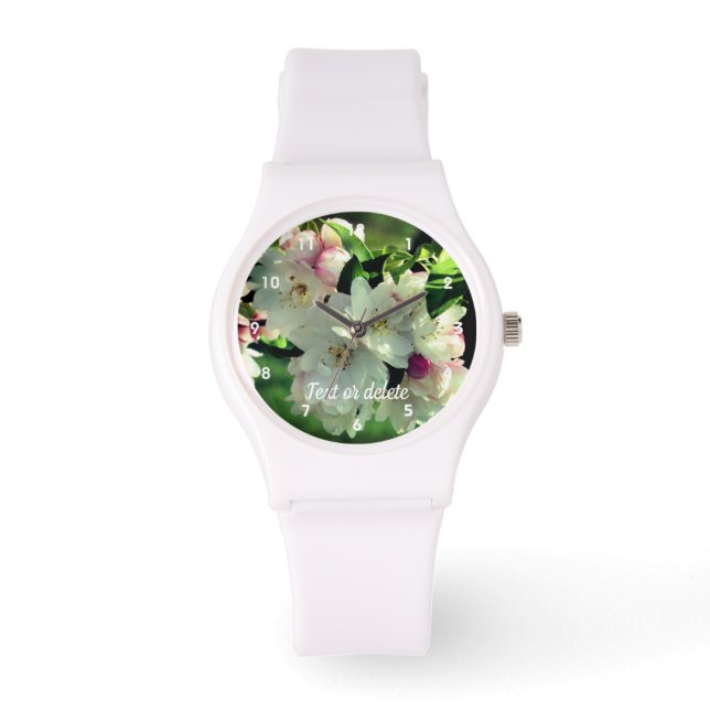 Montre Spring Flower Crabapple Blossoms (Recto)