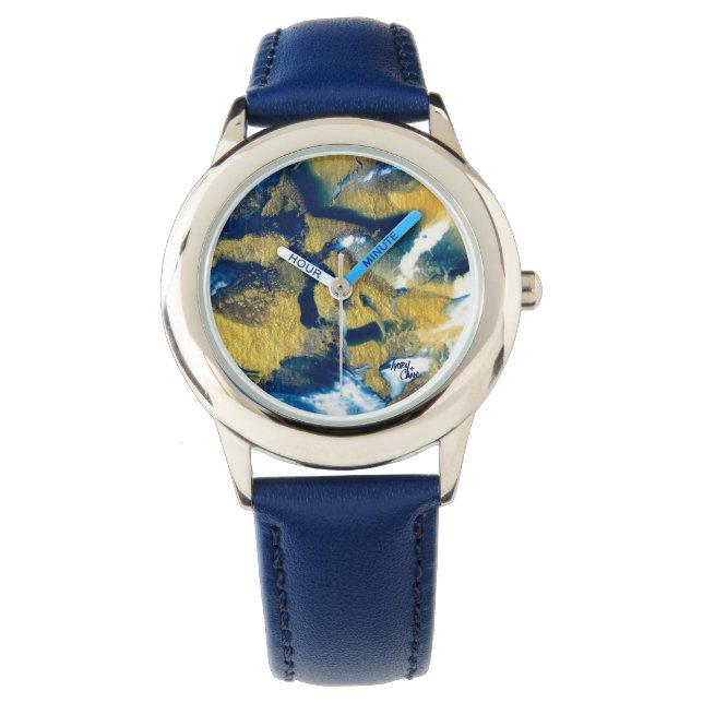 Montre SPWW Gleaming Indigo (devant)