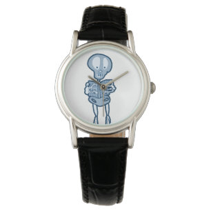 Montre Squelette littéraire Ethan fasciné avec livre
