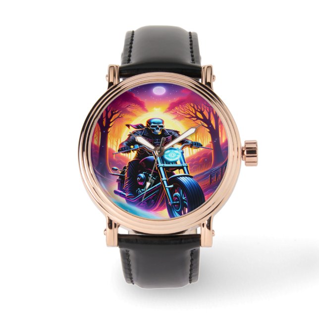 Montre Squelette Traverser la grotte des feux (Recto)