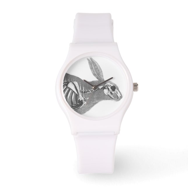 Montre Squelette vintage effrayant (Recto)