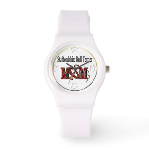 Montre Staffordshire Bull Terrier Maman