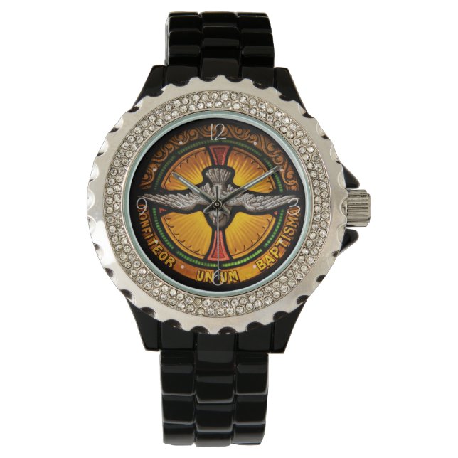 Montre Stained glass dove (devant)