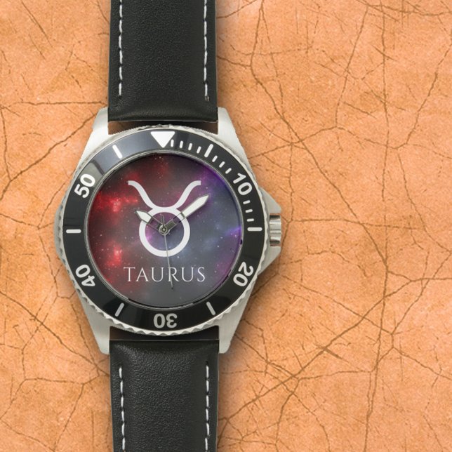 Montre Starfield Taurus Bull Zodiac occidental (Créateur téléchargé)