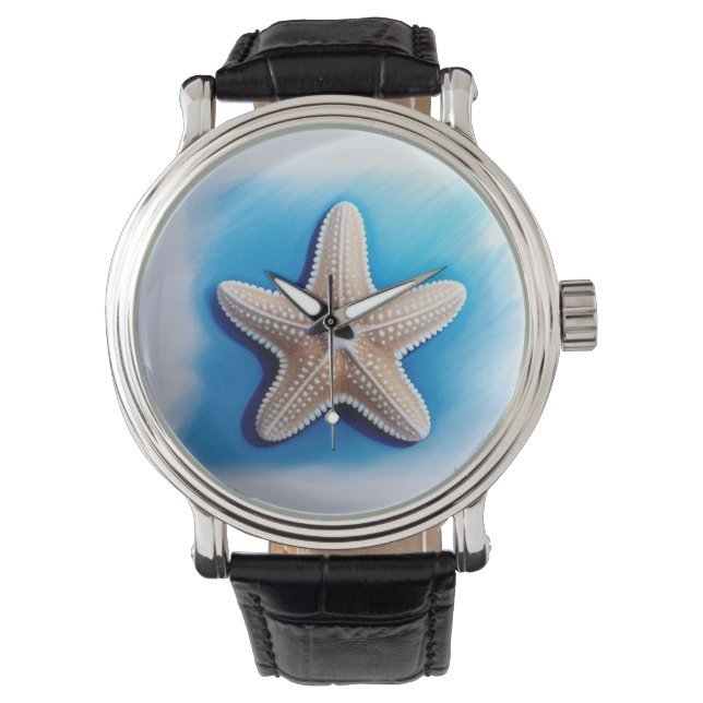 Montre Starfish Crayon Drawing (devant)