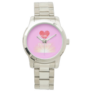 Montre Starlit Coeurs Mode Coeur rouge Shine