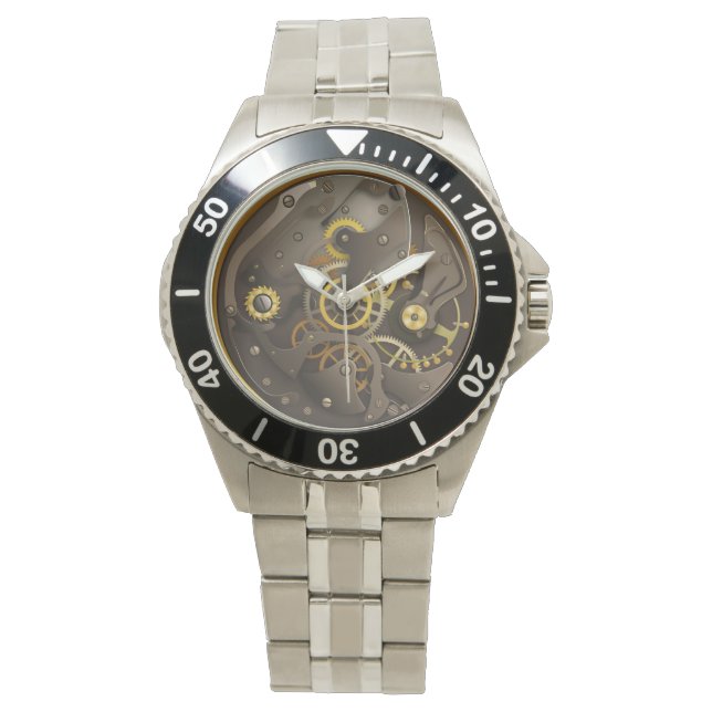 Montre Steampunk Uhr (devant)